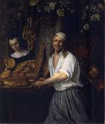 Jan Steen The Leiden Baker Arent Oostwaard and his wife Catharina Keizerswaard oil